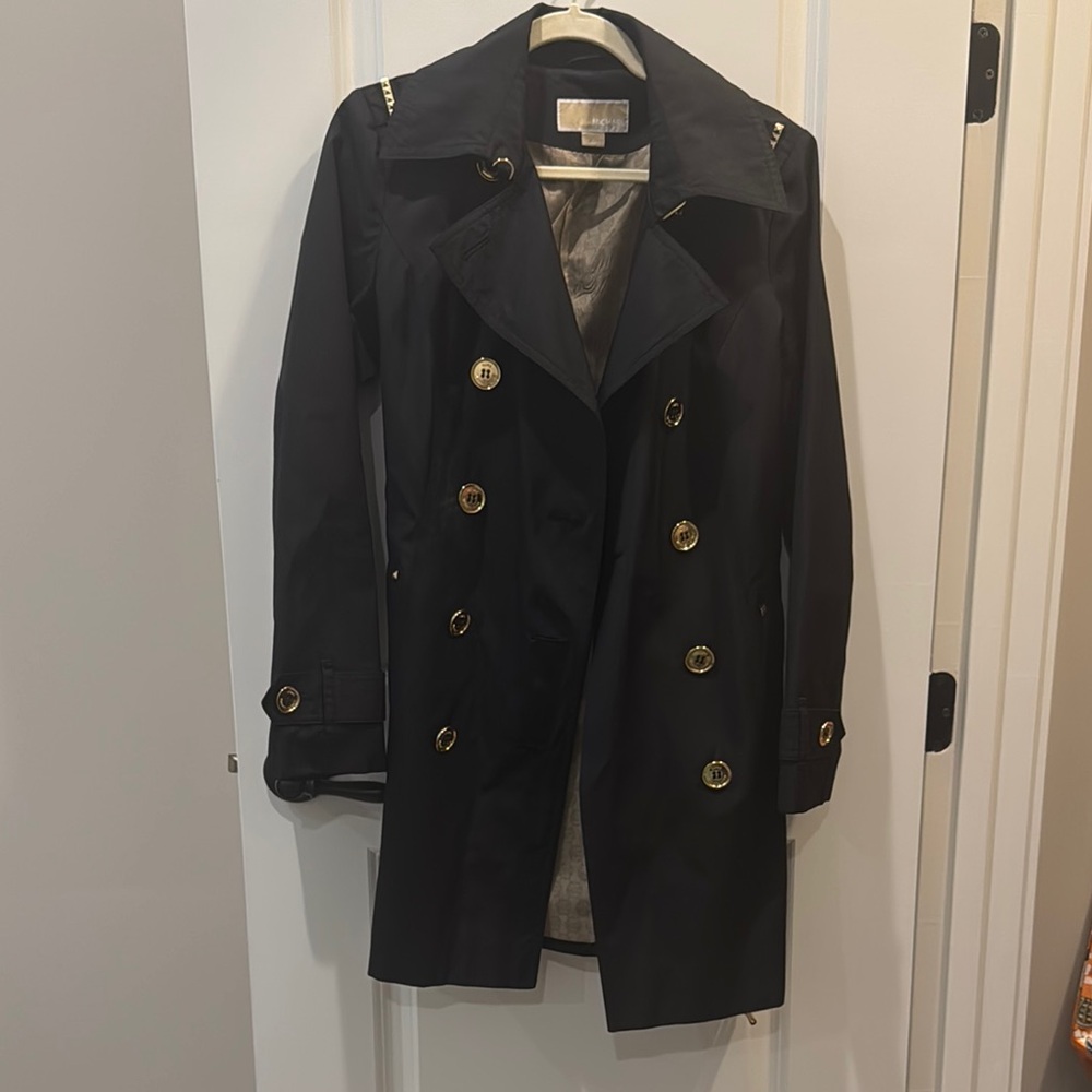 Michael Kors Black Trench Coat